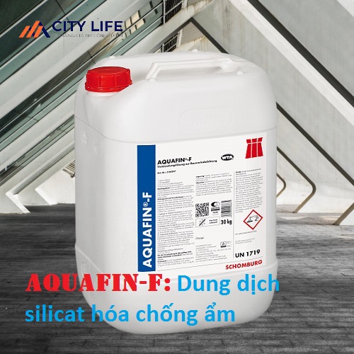 AQUAFIN-F Dung dịch silicat hóa chống ẩm dùng trong thi công rào chắn 