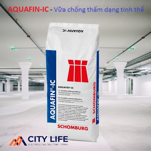 AQUAFIN-IC - Vữa chống thấm tinh thể thẩm thấu 25 kg/bao (bag)