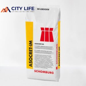 ASOCRET-IM Vữa chống thấm dạng tinh thể thi công trát mạch bê tông