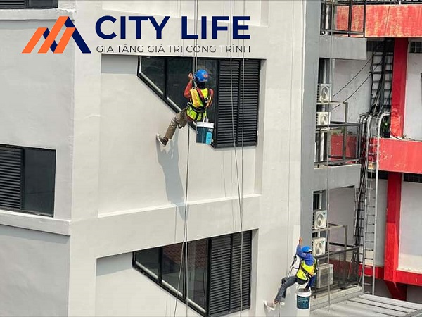 Quy trình sơn chống thấm tường ngoài trời chuẩn nhất