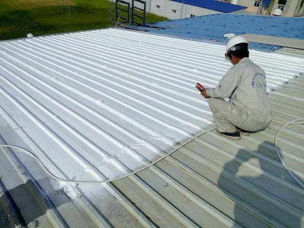 Sơn chống nóng cách nhiệt mái tôn