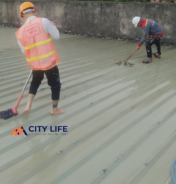 Sửa chữa mái tôn nhà xưởng KCN Viglacera, Yên Phong, Bắc Ninh