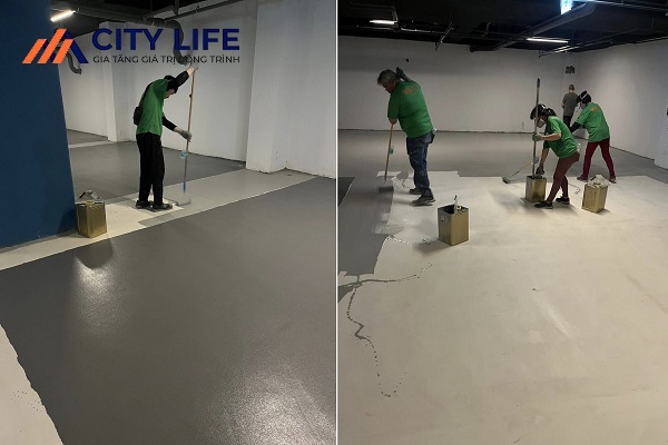 trám phủ nền bê tông tầng hầm bằng vật liệu WP220 Miaosha 